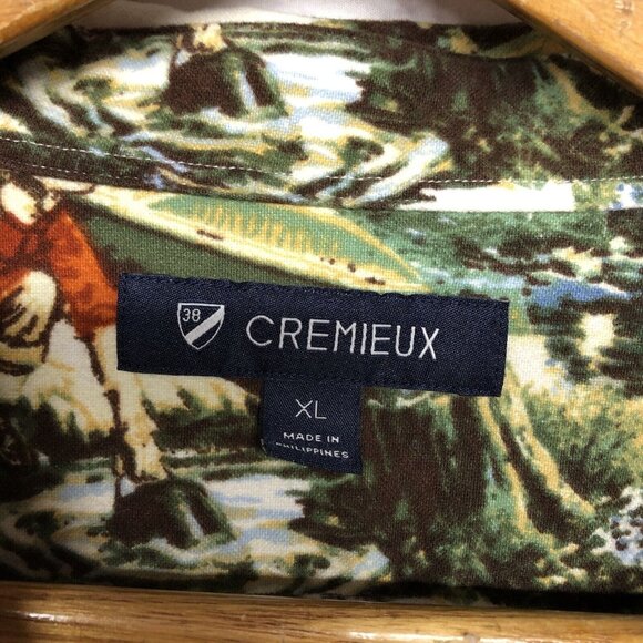 Daniel Cremieux All Over Print Fish Camping Western Button Front Flannel Sz XL - Picture 5 of 12